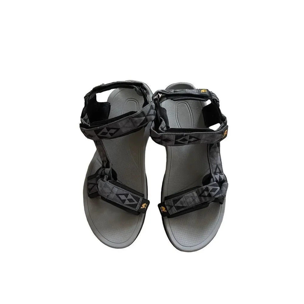 Camel Crown Mens Gray Outdoor Comfort Beach Summer Water Sports Sandals Size 11